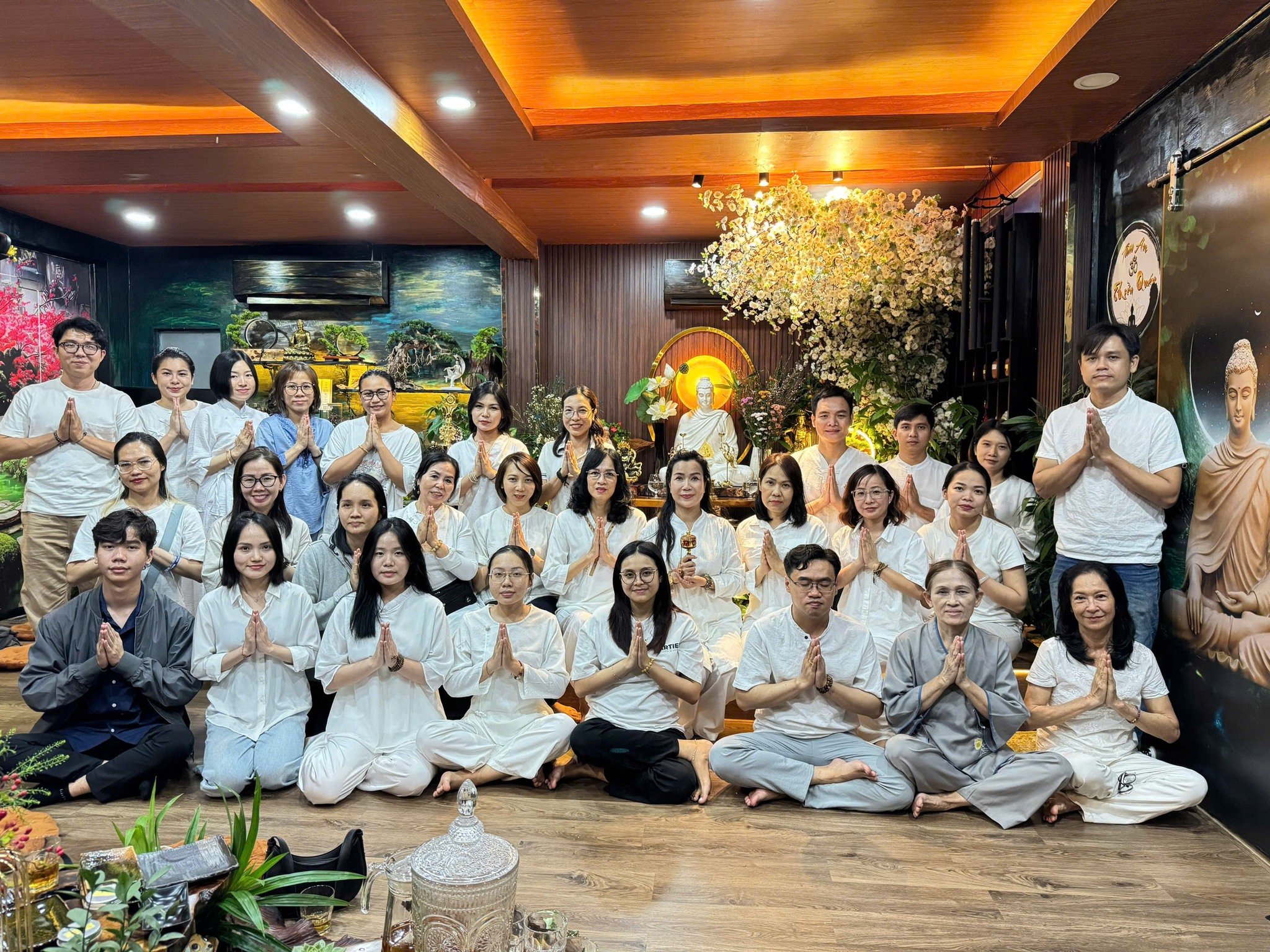 hoạt động thiền trăng tại Tâm An Thiền Quán